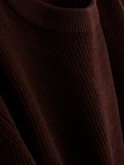 Camisola Canelada Decote Redondo