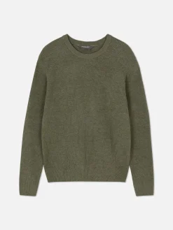 Camisola Canelada Decote Redondo