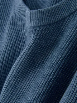 Camisola Canelada Decote Redondo