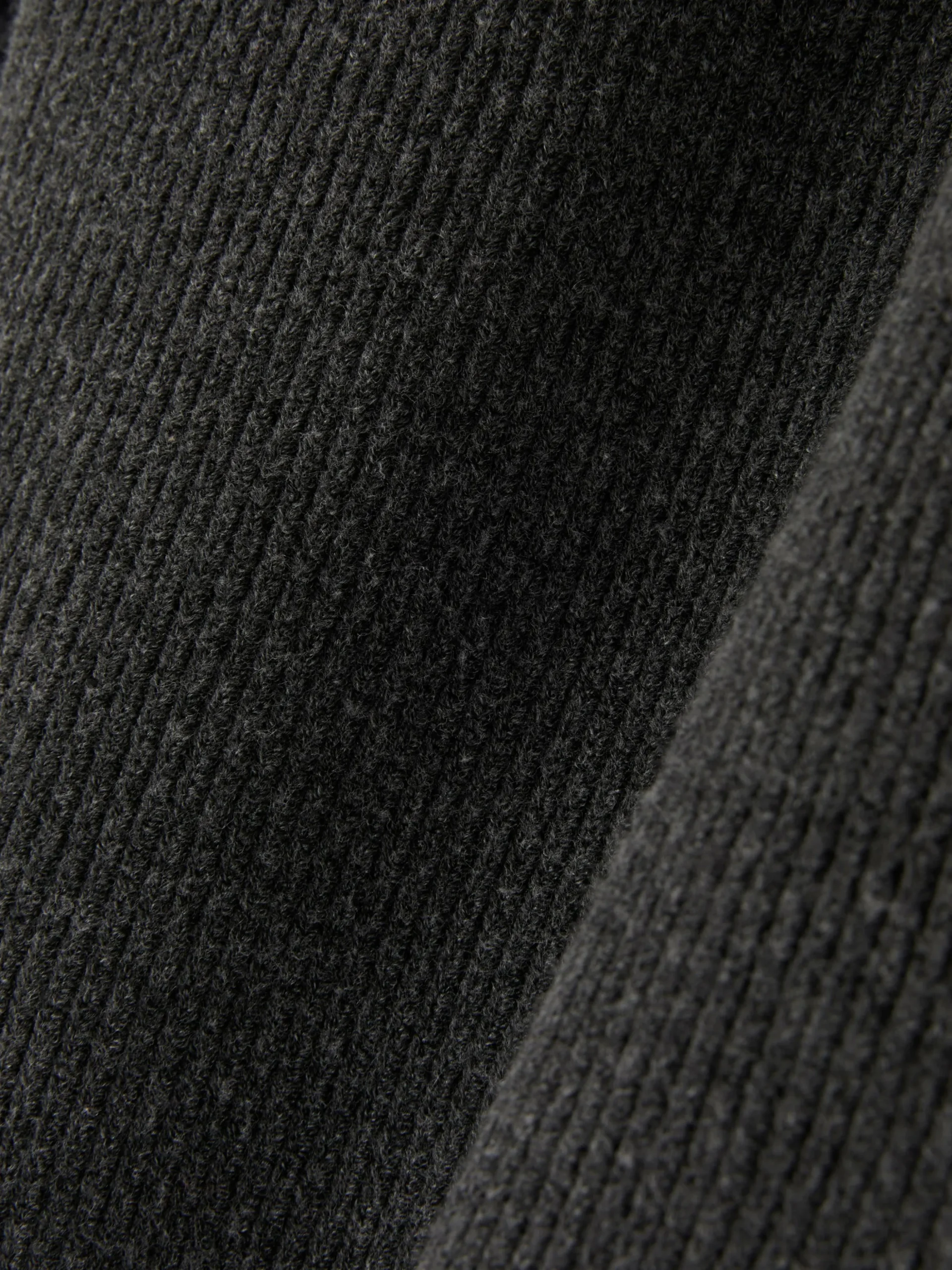 Camisola Canelada Decote Redondo