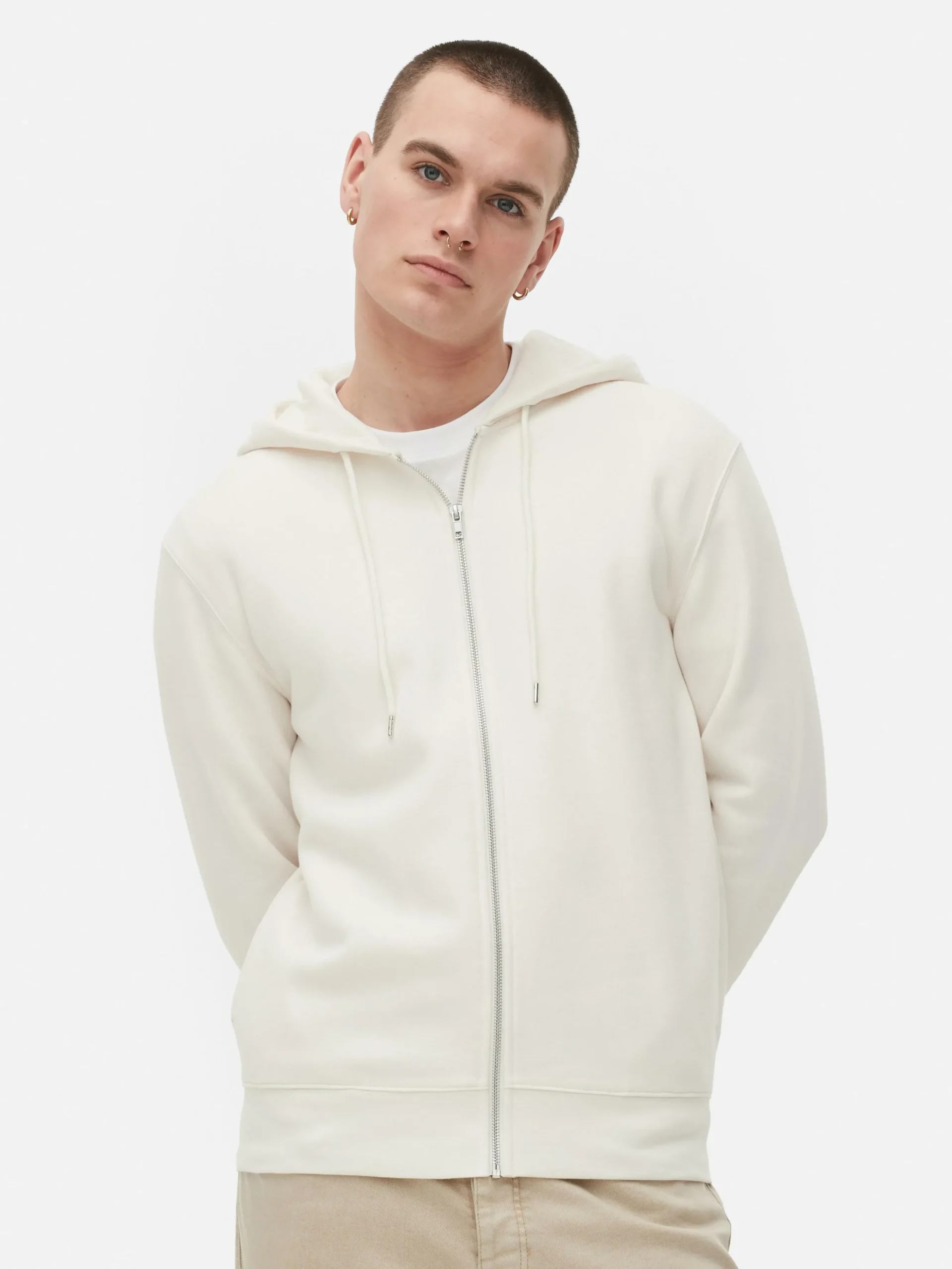 Camisola Capuz Fecho Manga Comprida