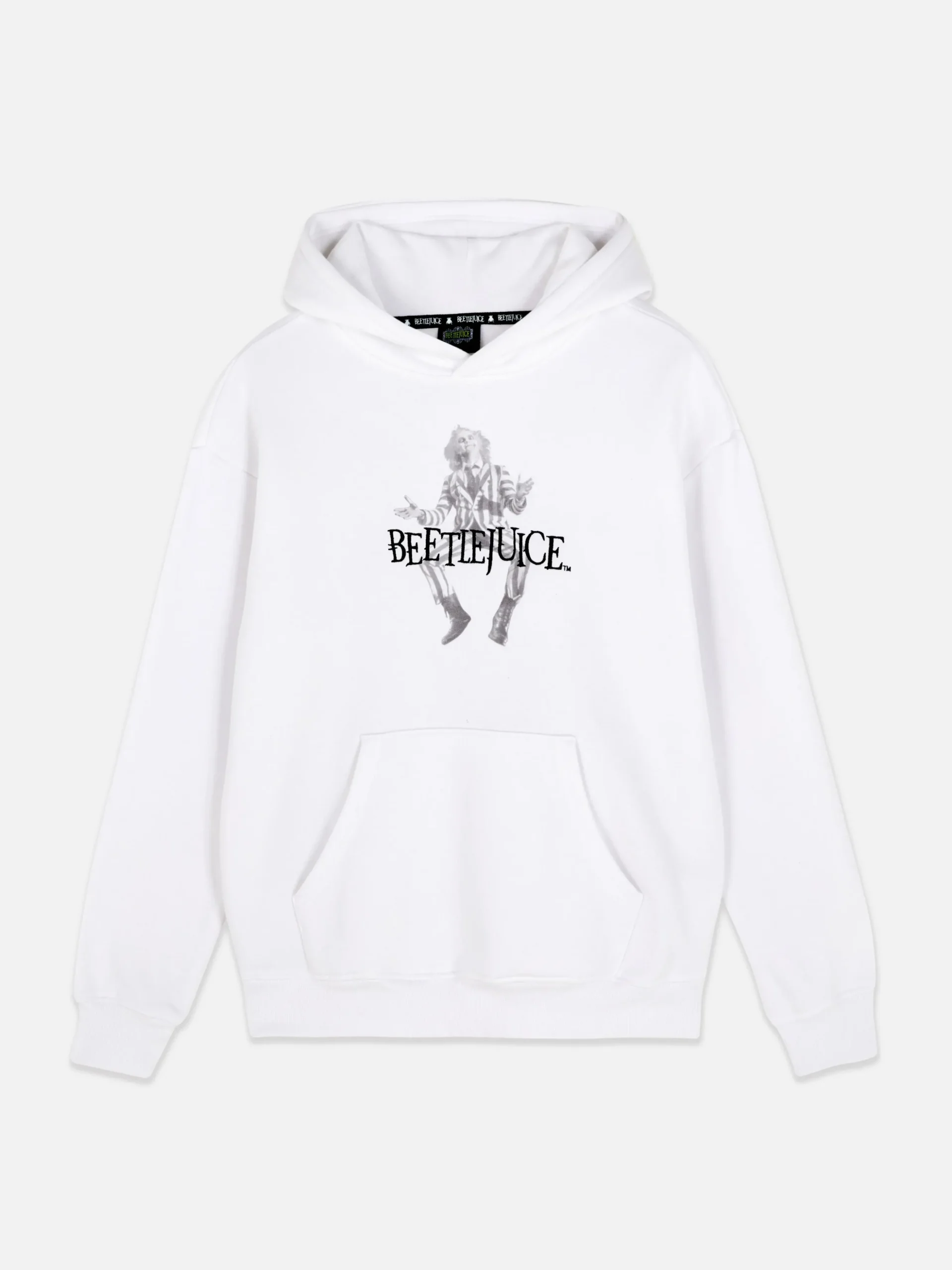 Camisola Capuz Gráfica Personagem Beetlejuice