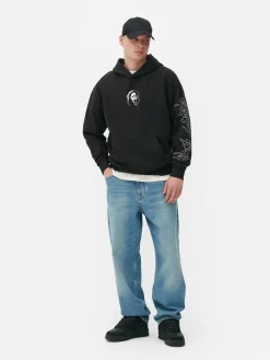 Camisola Capuz Gráfico Ghostface Gritos