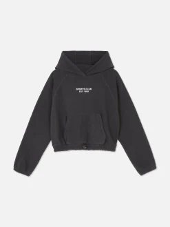 Camisola Capuz Malha Polar Gráfico