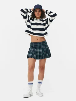 Camisola Capuz Malha Riscas