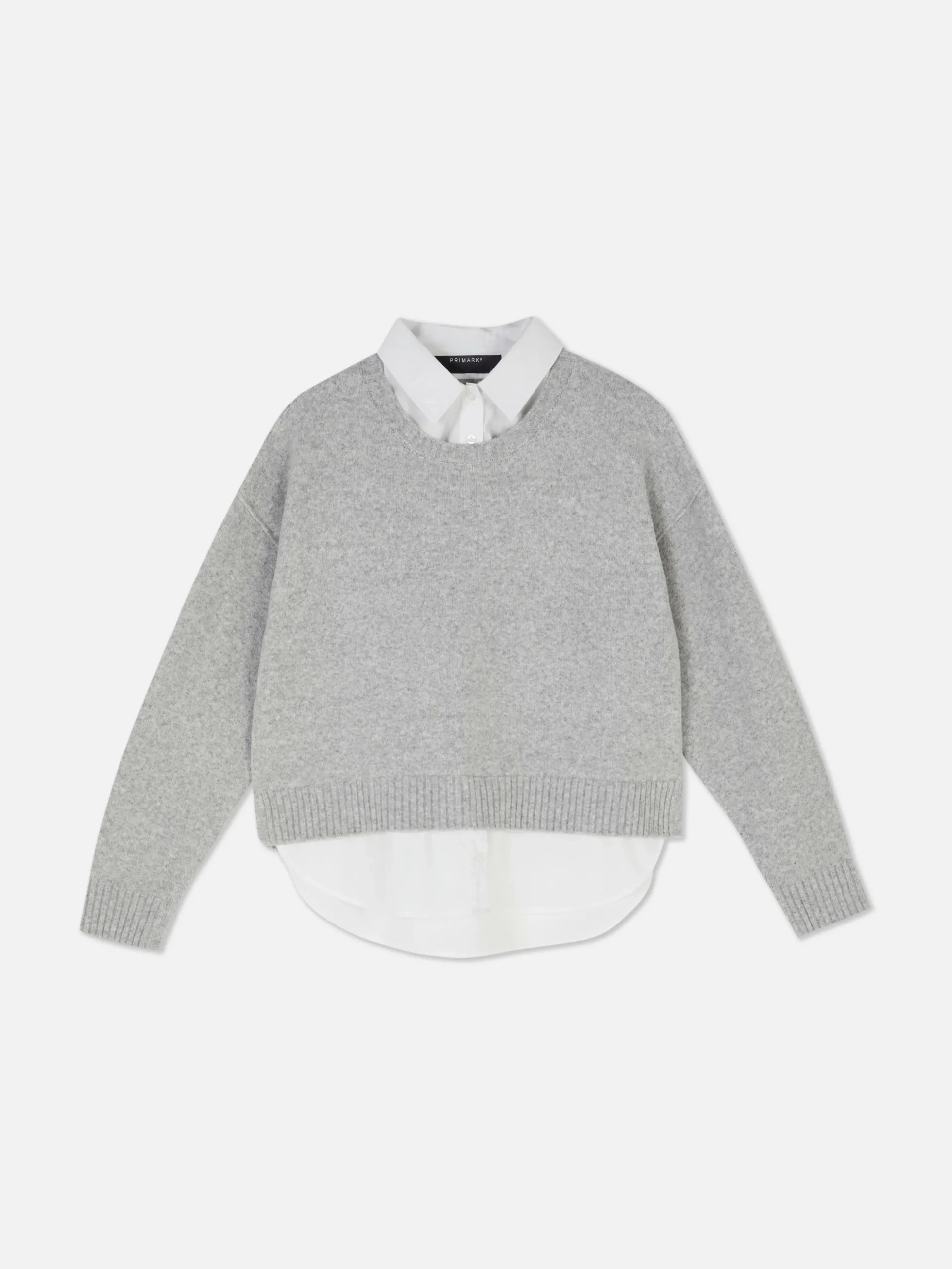 Camisola Colarinho Dois Em Um