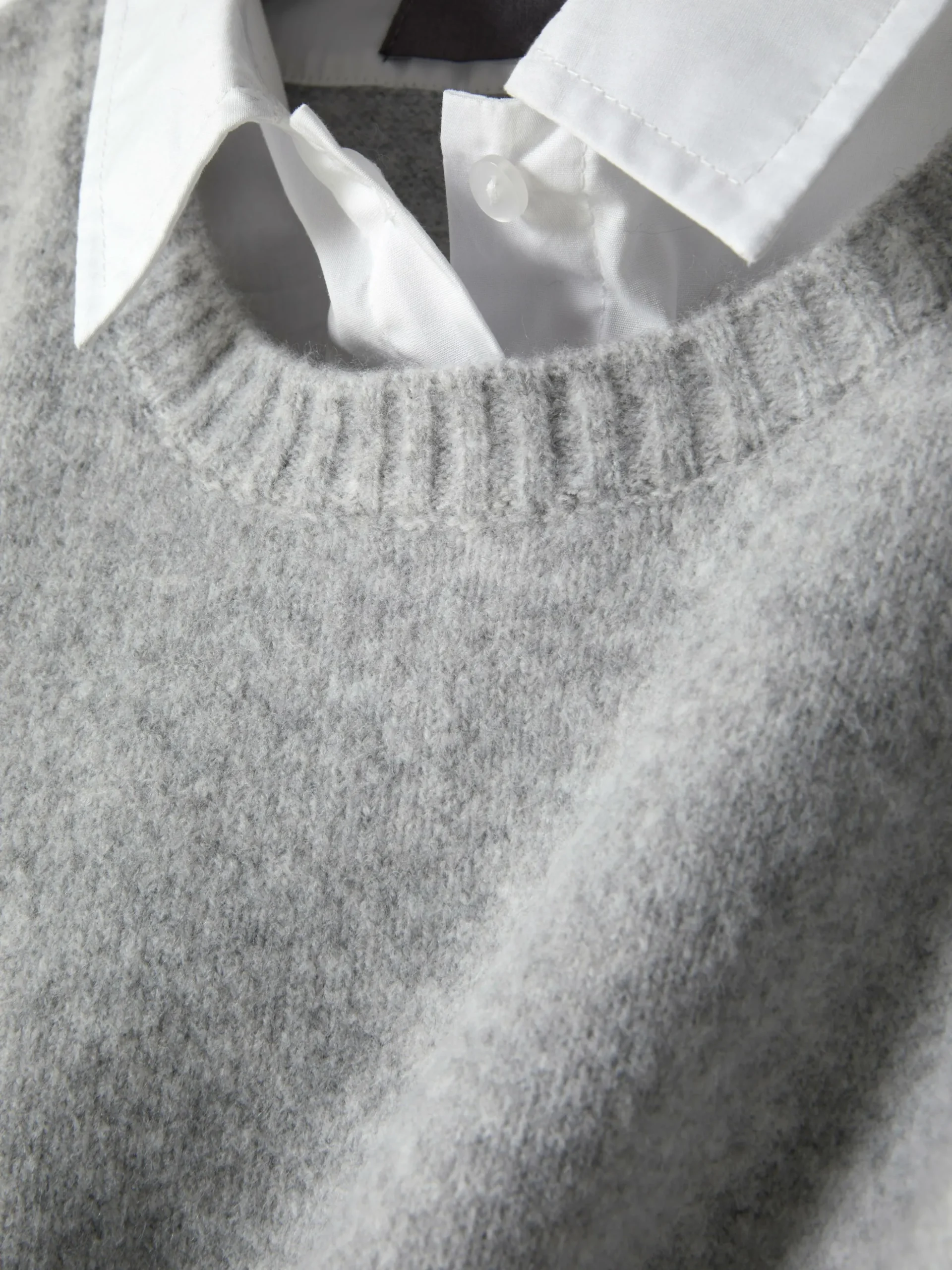 Camisola Colarinho Dois Em Um