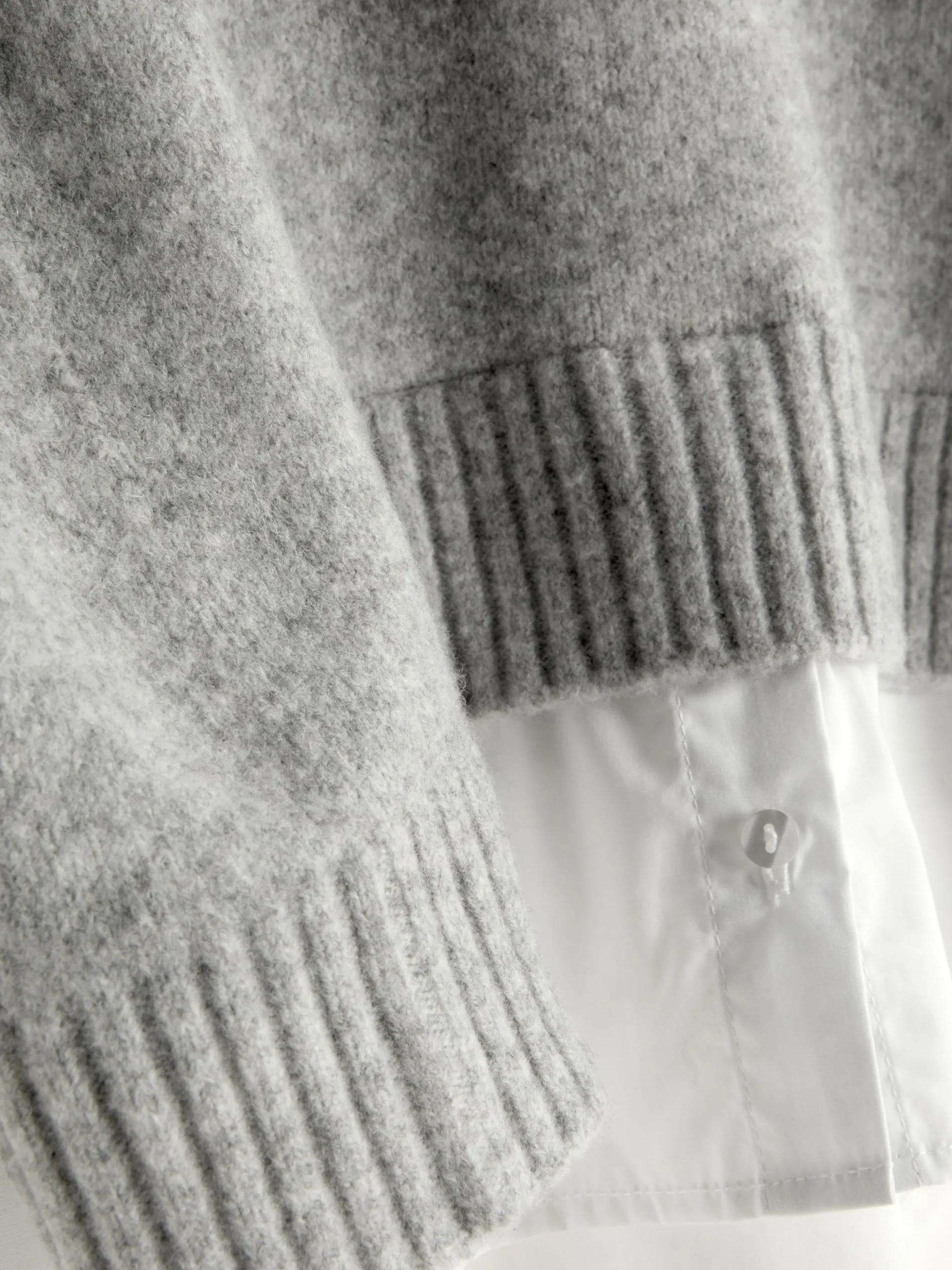 Camisola Colarinho Dois Em Um