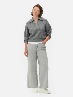 Camisola Colarinho Fecho Correr 1/4