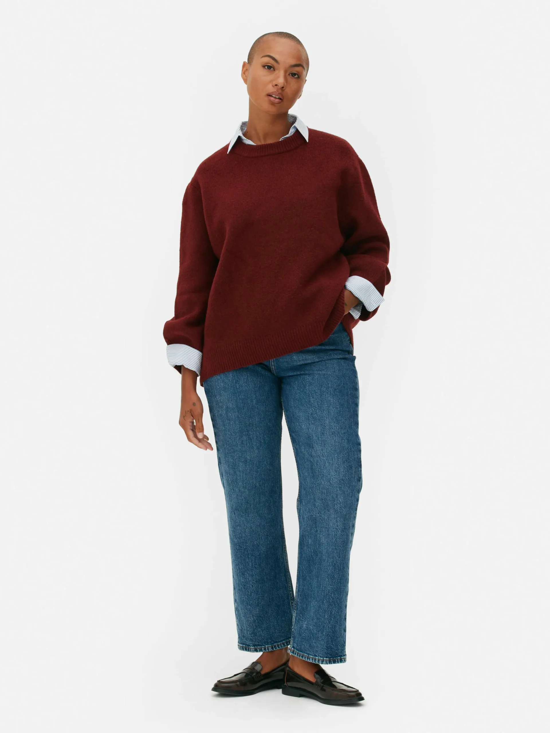 Camisola Corte Grande Gola Redonda