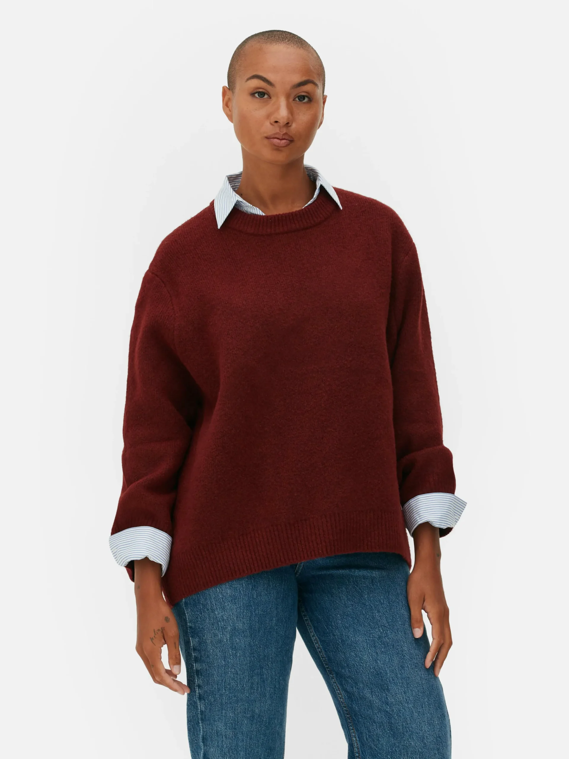 Camisola Corte Grande Gola Redonda