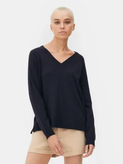 Camisola Decote V Básica