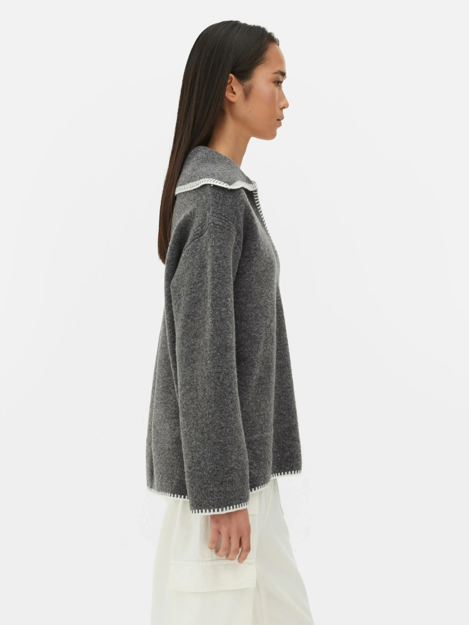 Camisola Gola Pespontos