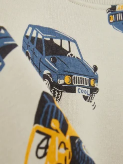 Camisola Gráfica Gola Redonda