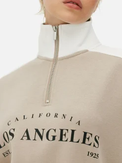 Camisola Gráfico Gola Funil