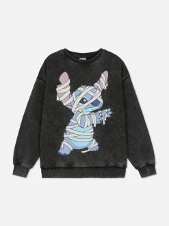 Camisola Lavagem ácida Disney Stitch