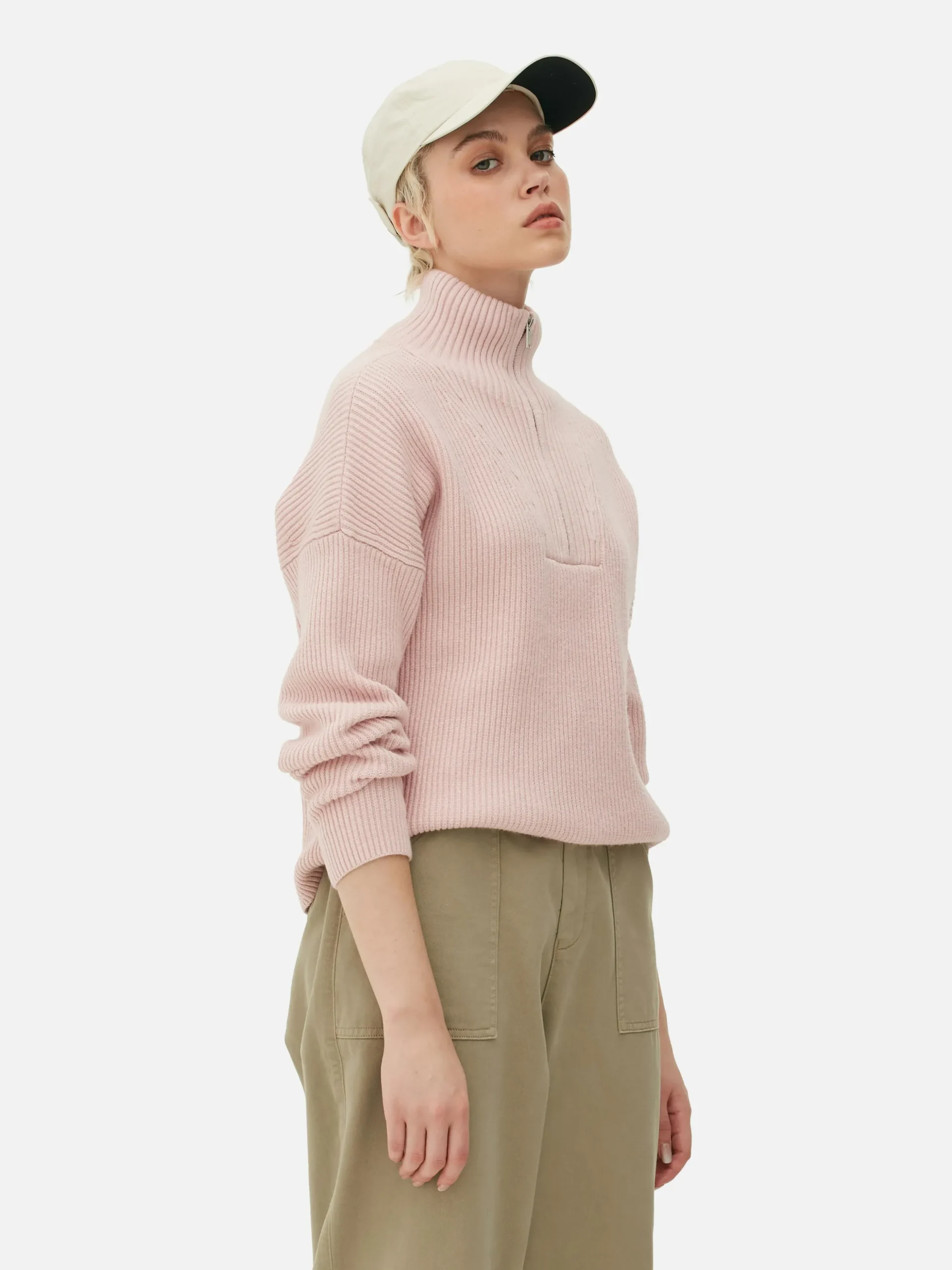 Camisola Malha 1/2 Fecho Correr