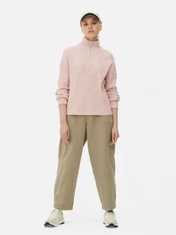 Camisola Malha 1/2 Fecho Correr