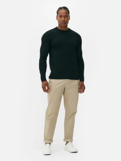 Camisola Malha Fina Gola Redonda