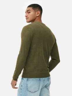 Camisola Malha Fina Gola Redonda