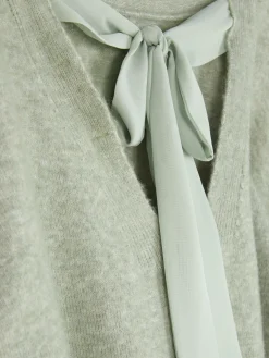 Camisola Malha Laço Costas