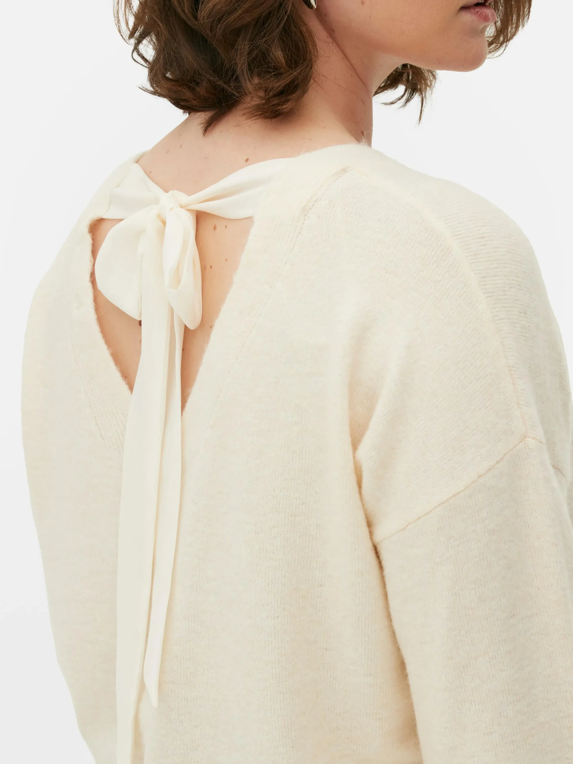 Camisola Malha Laço Costas