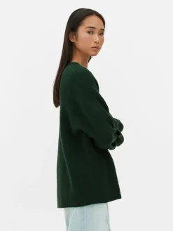 Camisola Malha Mangas Punhos