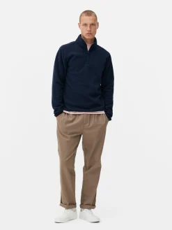 Camisola Malha Polar 1/2 Fecho Correr