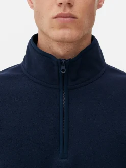 Camisola Malha Polar 1/2 Fecho Correr