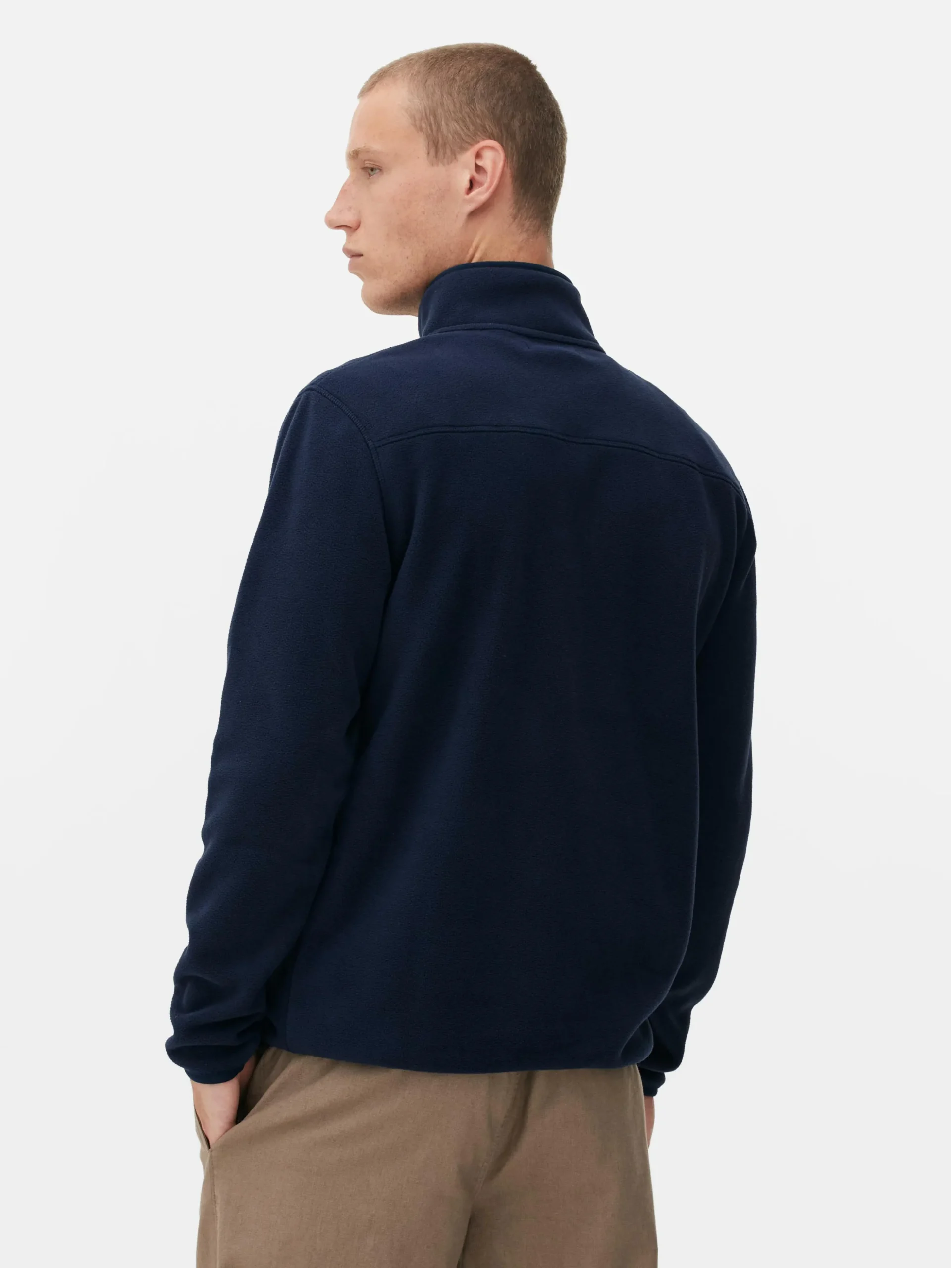 Camisola Malha Polar 1/2 Fecho Correr