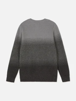 Camisola Malha Texturada Riscas