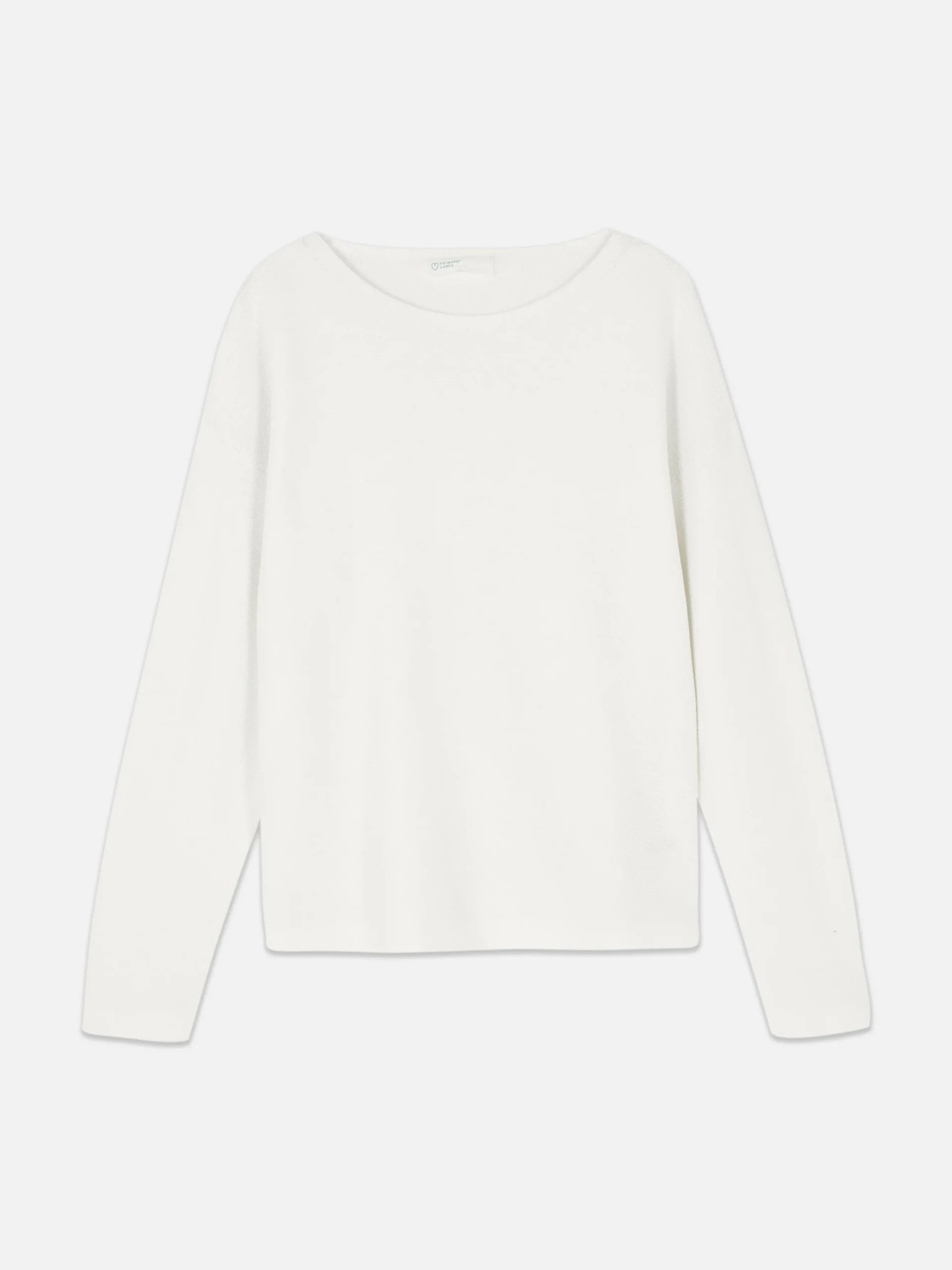 Camisola Manga Comprida Decote Barco