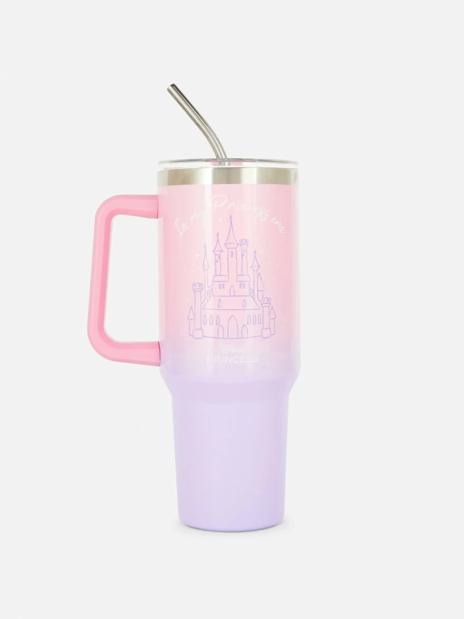 Caneca Viagem Aço Inoxidável Princesas Disney