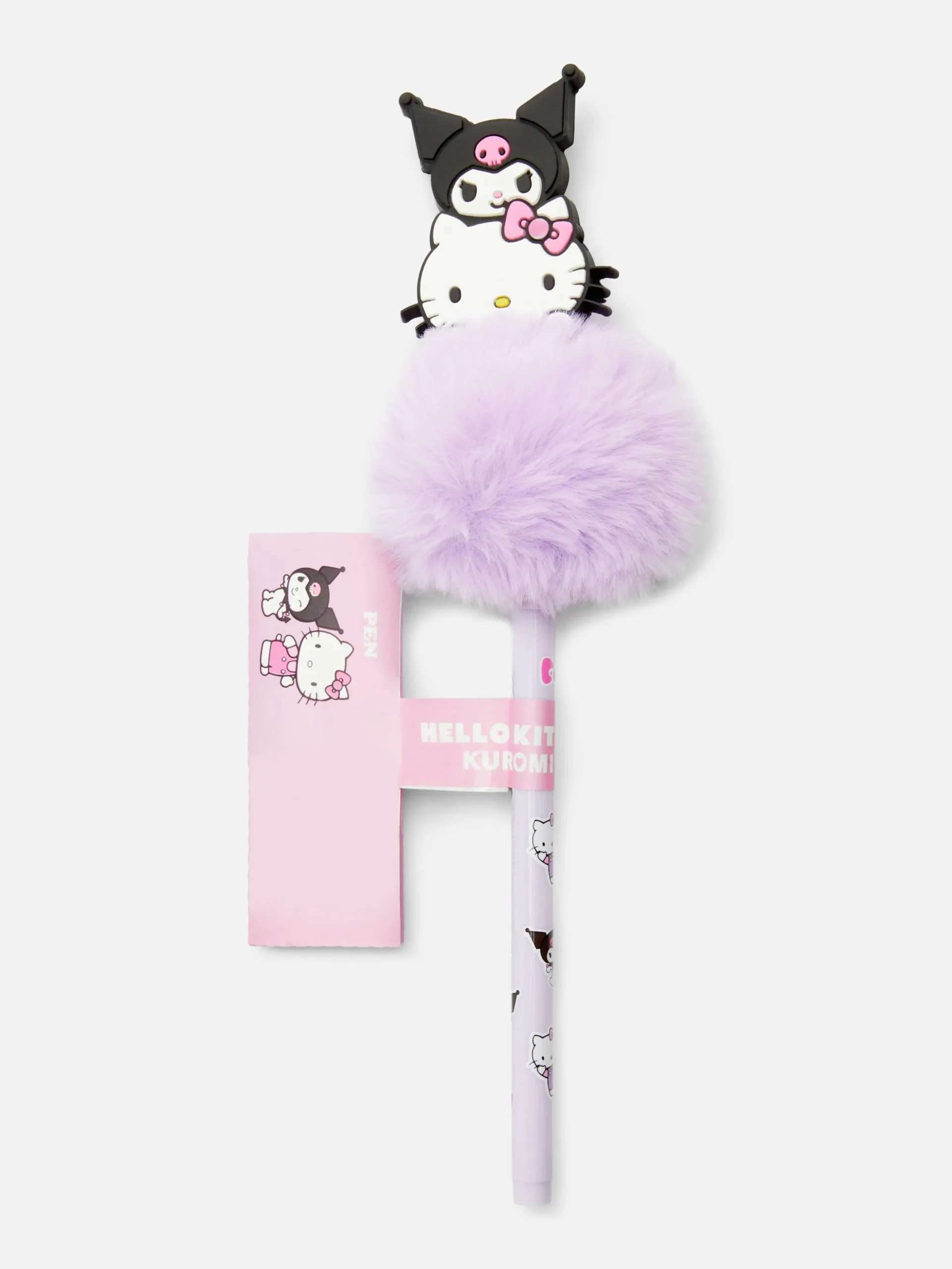 Caneta Pompom Hello Kitty/Kuromi