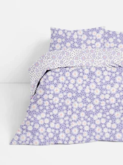 Capa Edredão King Margaridas Reversível