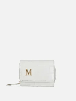 Carteira Efeito Imitação Pele Crocodilo Inicial