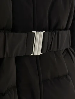 Casaco Acolchoado Cintado