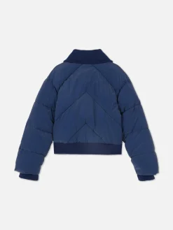 Casaco Acolchoado Colarinho