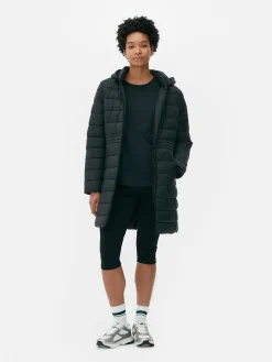 Casaco Acolchoado Comprido Superleve