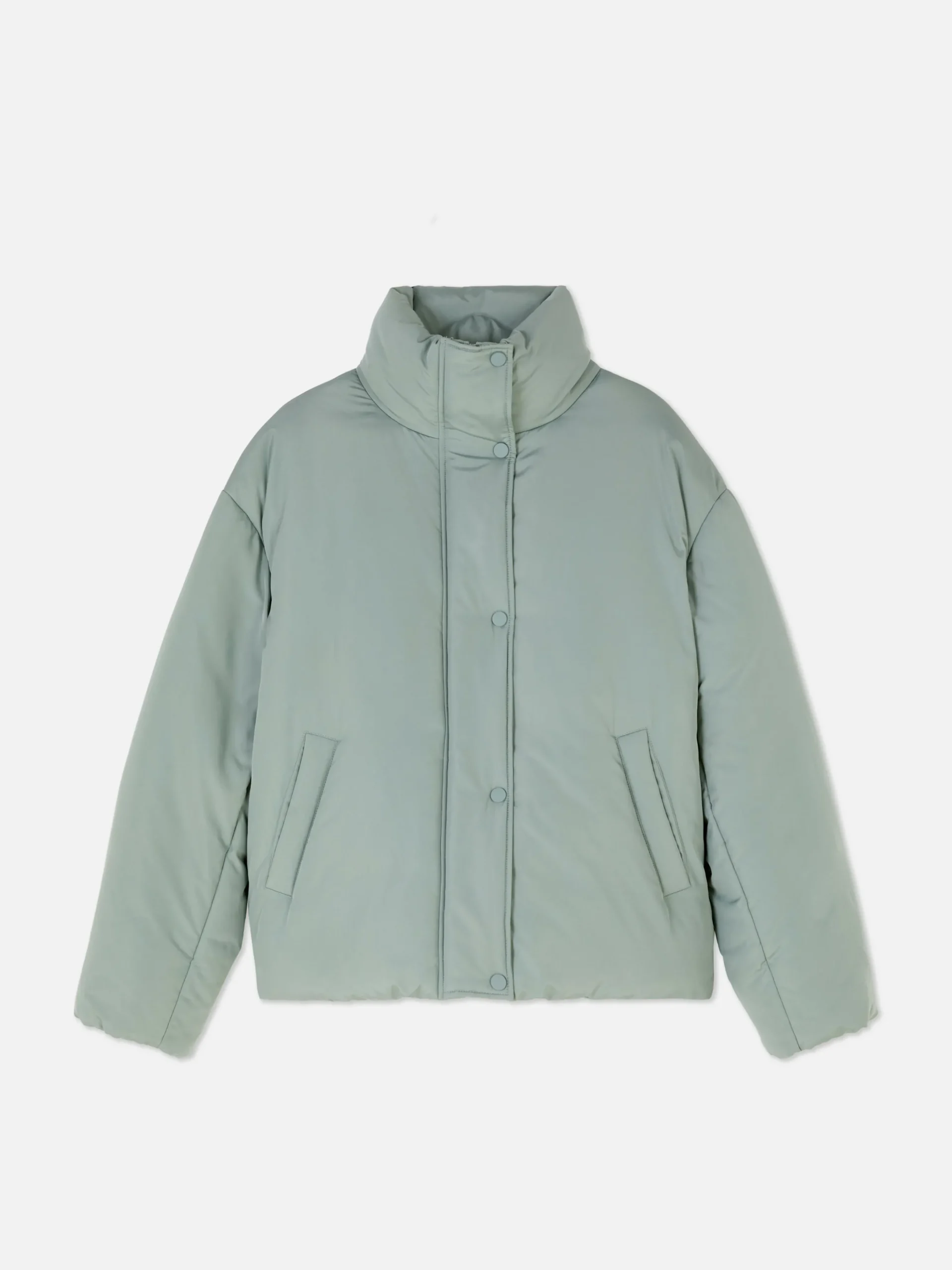 Casaco Acolchoado Gola Funil