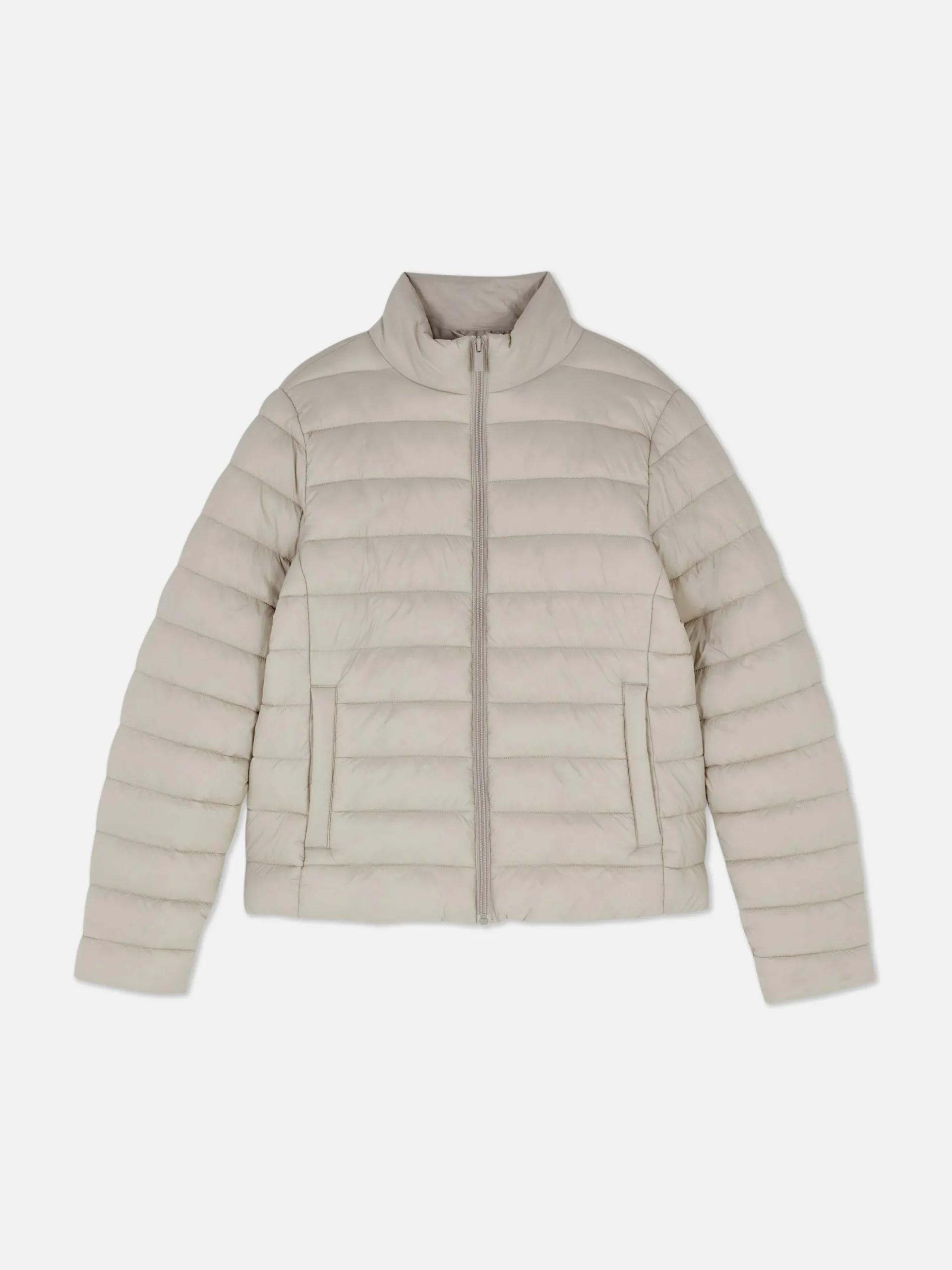 Casaco Acolchoado Gola Funil