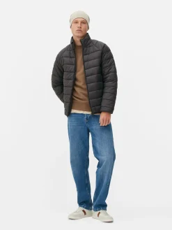 Casaco Acolchoado Gola Funil