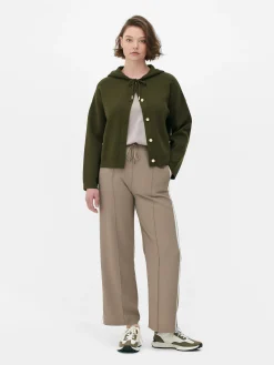 Casaco Bomber Capuz Malha