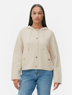 Casaco Bomber Capuz Malha