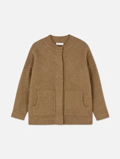 Casaco Bomber Malha Corte Grande