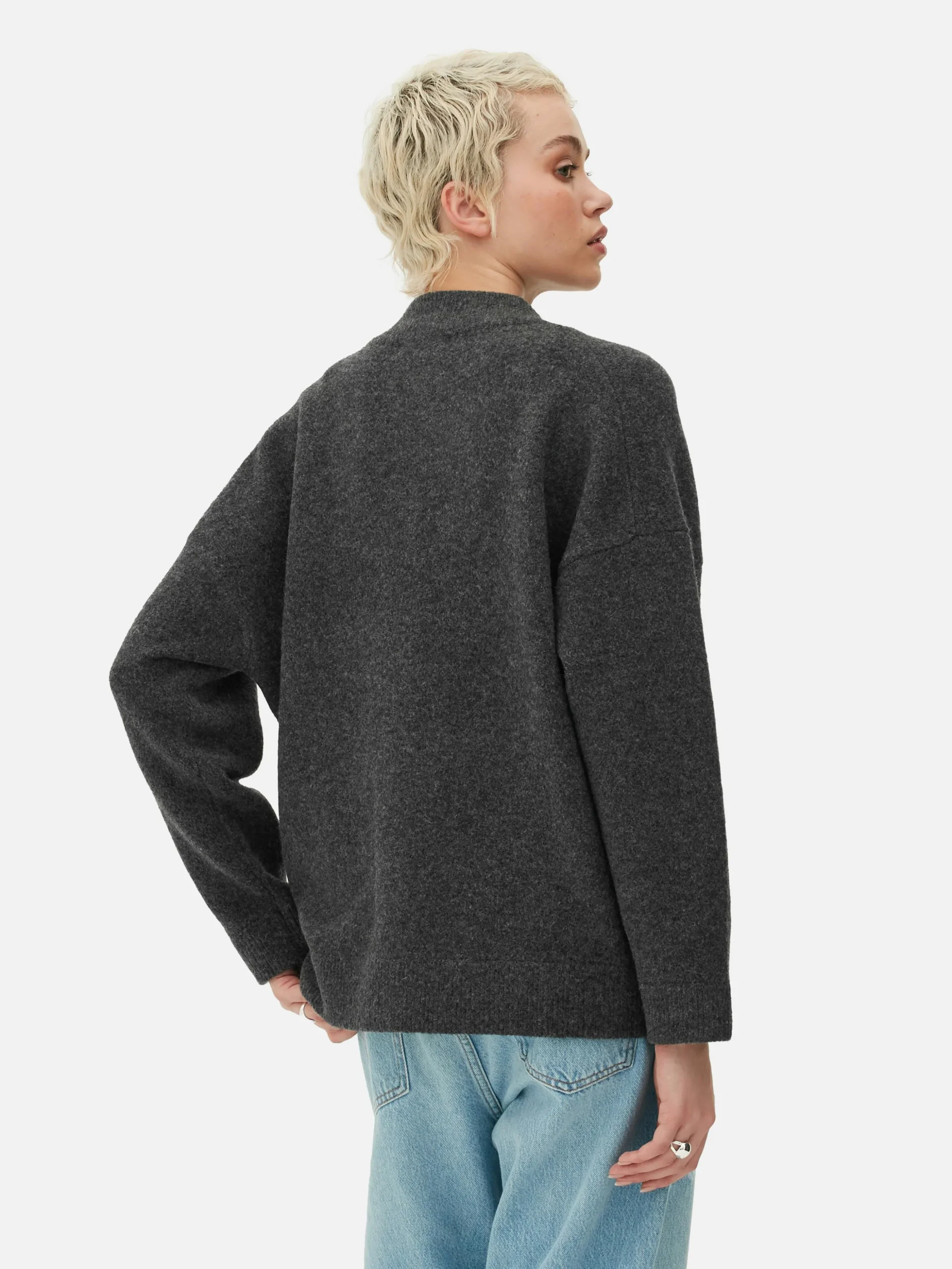 Casaco Bomber Malha Corte Grande