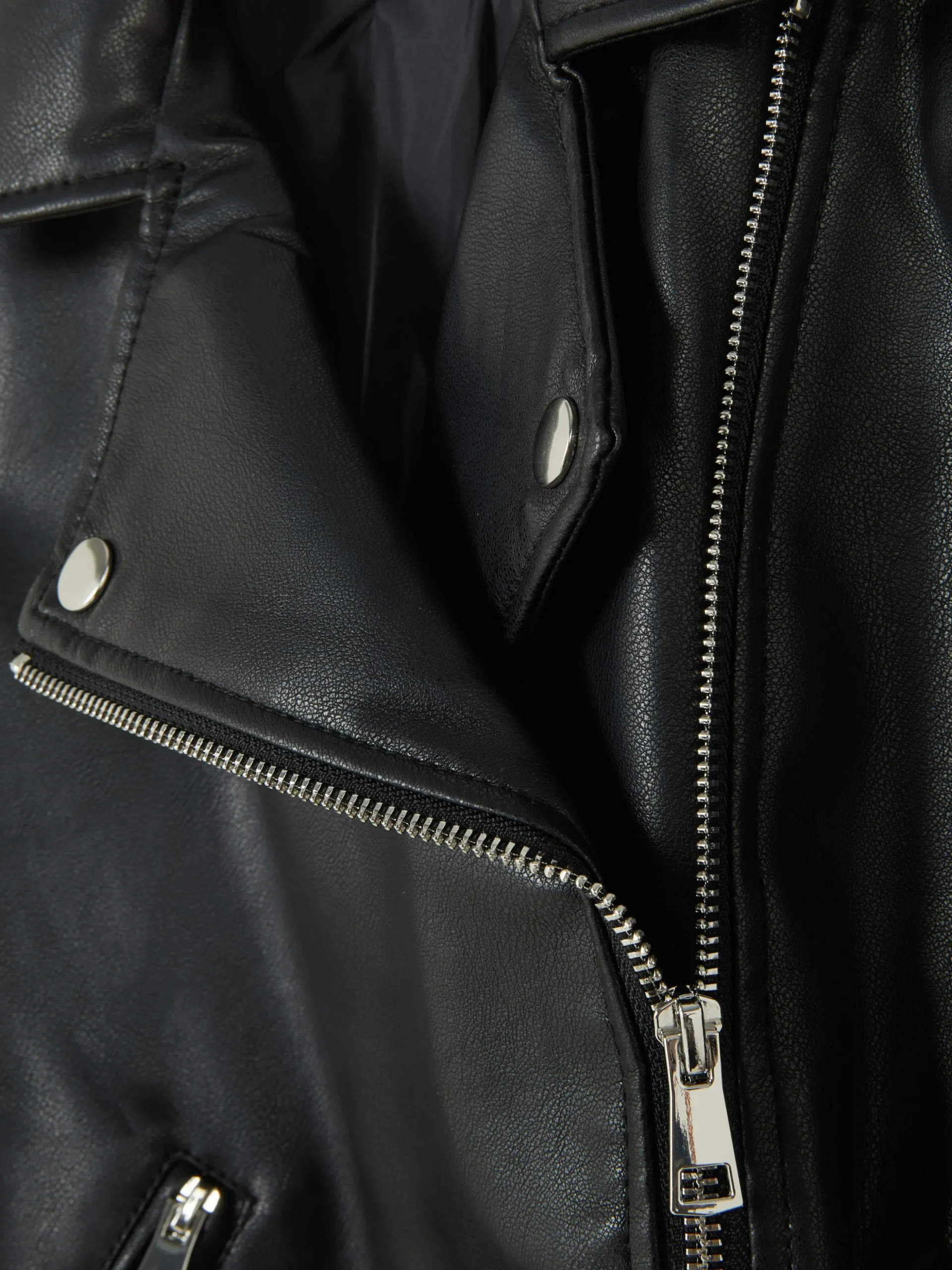 Casaco Estilo Motard Imitação Pele Essencial