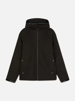 Casaco Impermeável Capuz Básico
