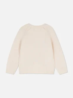 Casaco Malha Bordado Padrão Floral