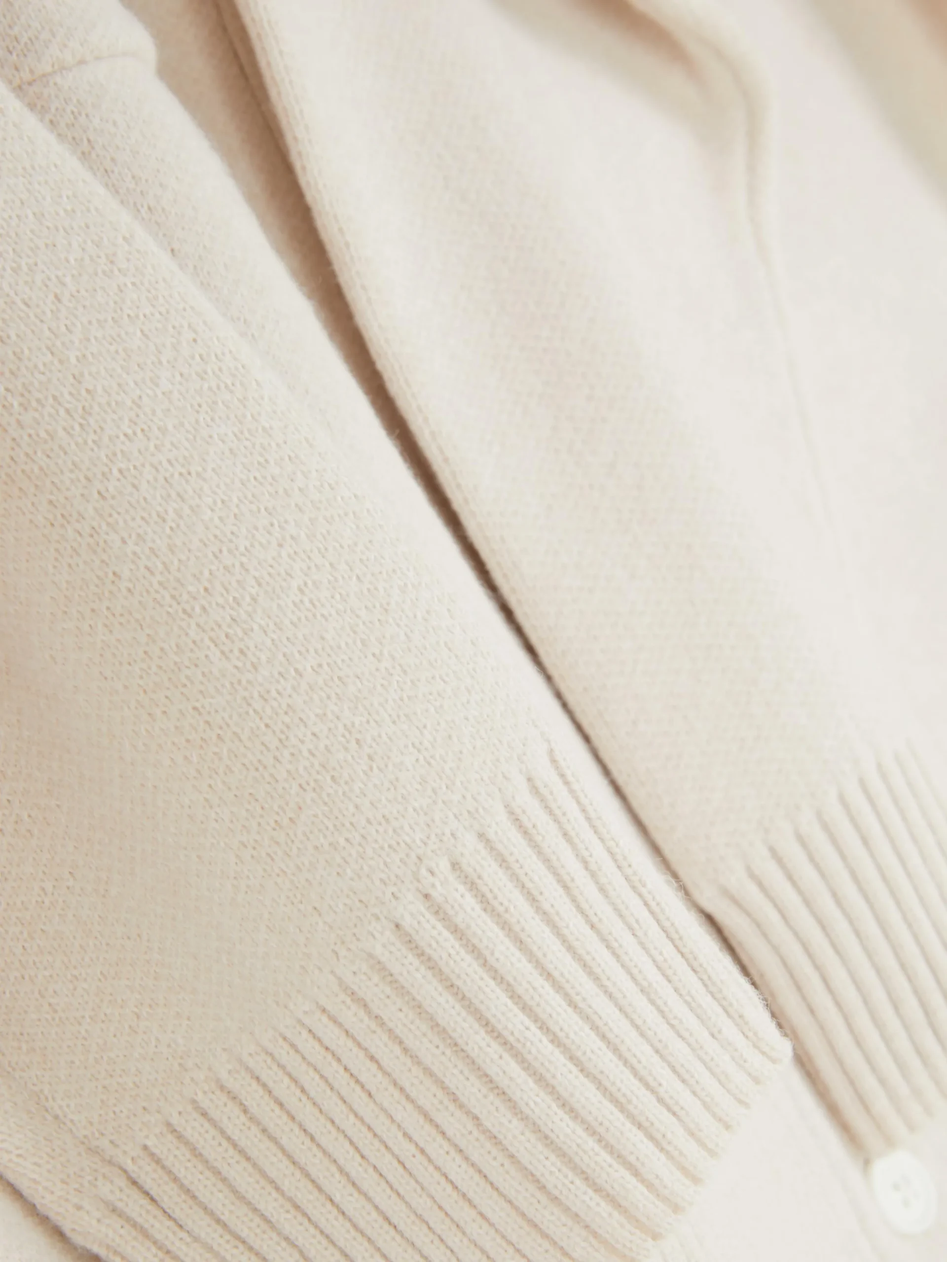 Casaco Malha Botões Colarinho